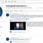 Jag vet inte vem det är som ligger bakom +Sverigedemokraterna här på Google+ men…