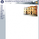 Marknadsdomstolen har en väldigt tom förstasida