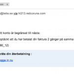 Ovanligt dåligt phishing-försök. ﻿